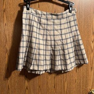 Plaid skirt